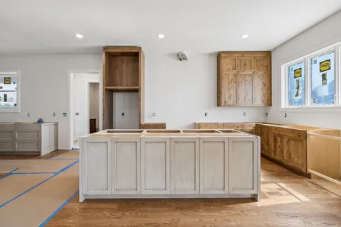 a room with storage and utility