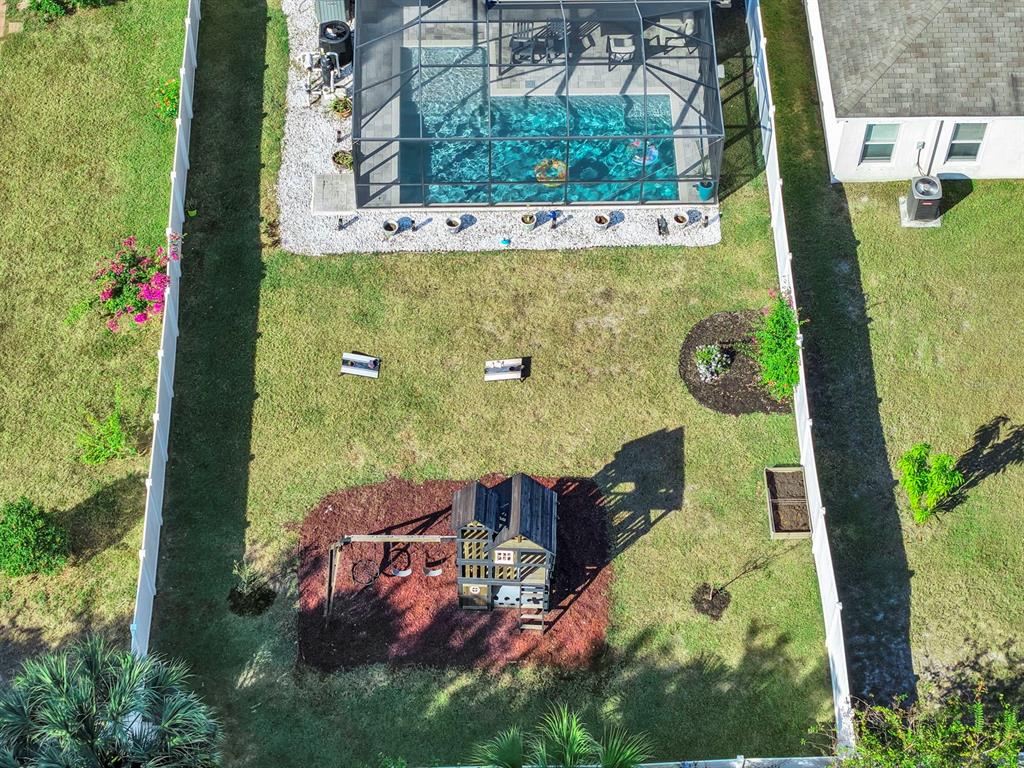 14530 Haddon Mist Drive Wimauma, FL 33598 - Photo 37 of 44 an aerial view of a house with a yard