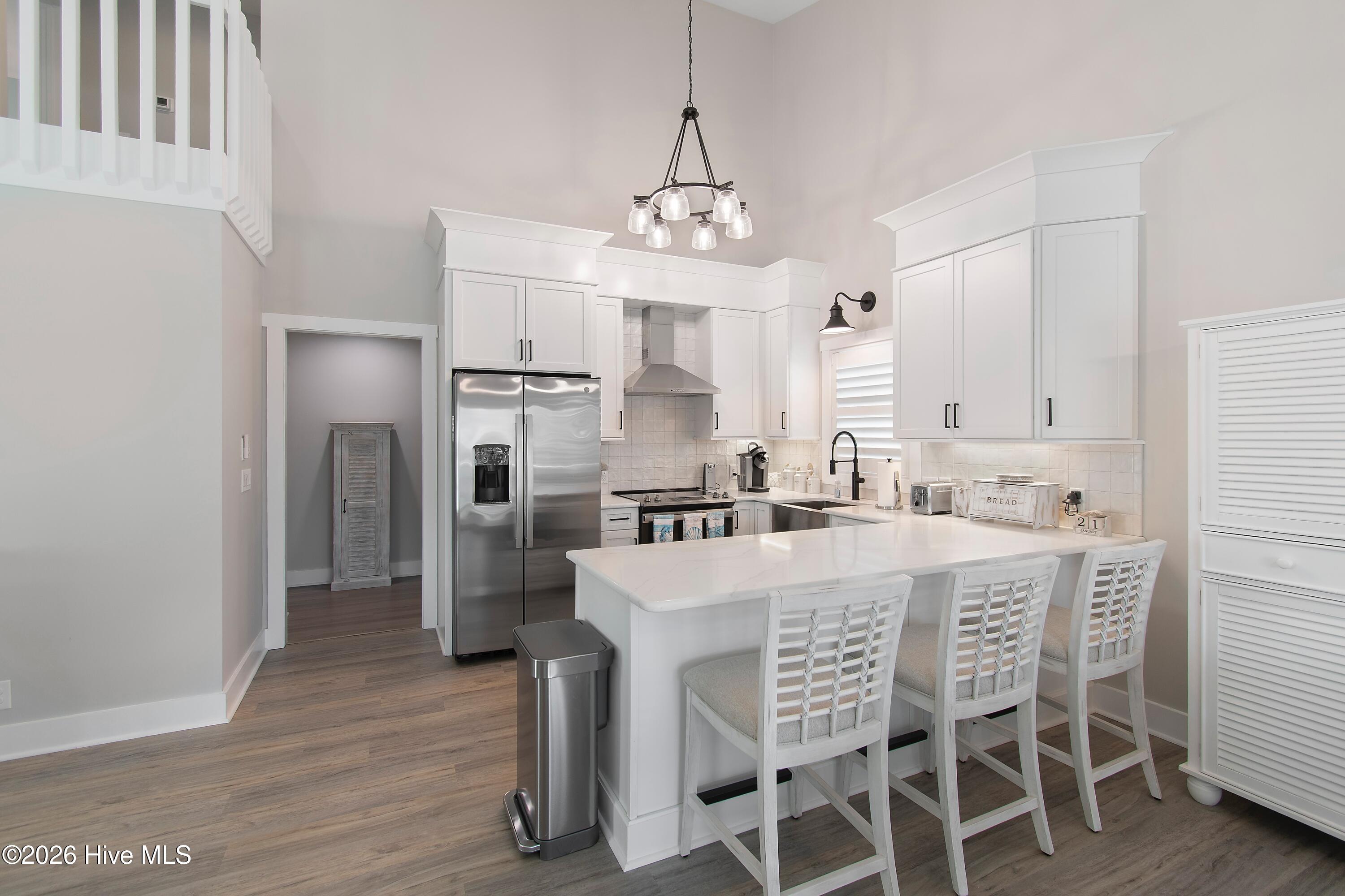 1707 East Main Street Sunset Beach, NC 28468 - Photo 11 of 44 Renovated Kitchen with Eat at Bar