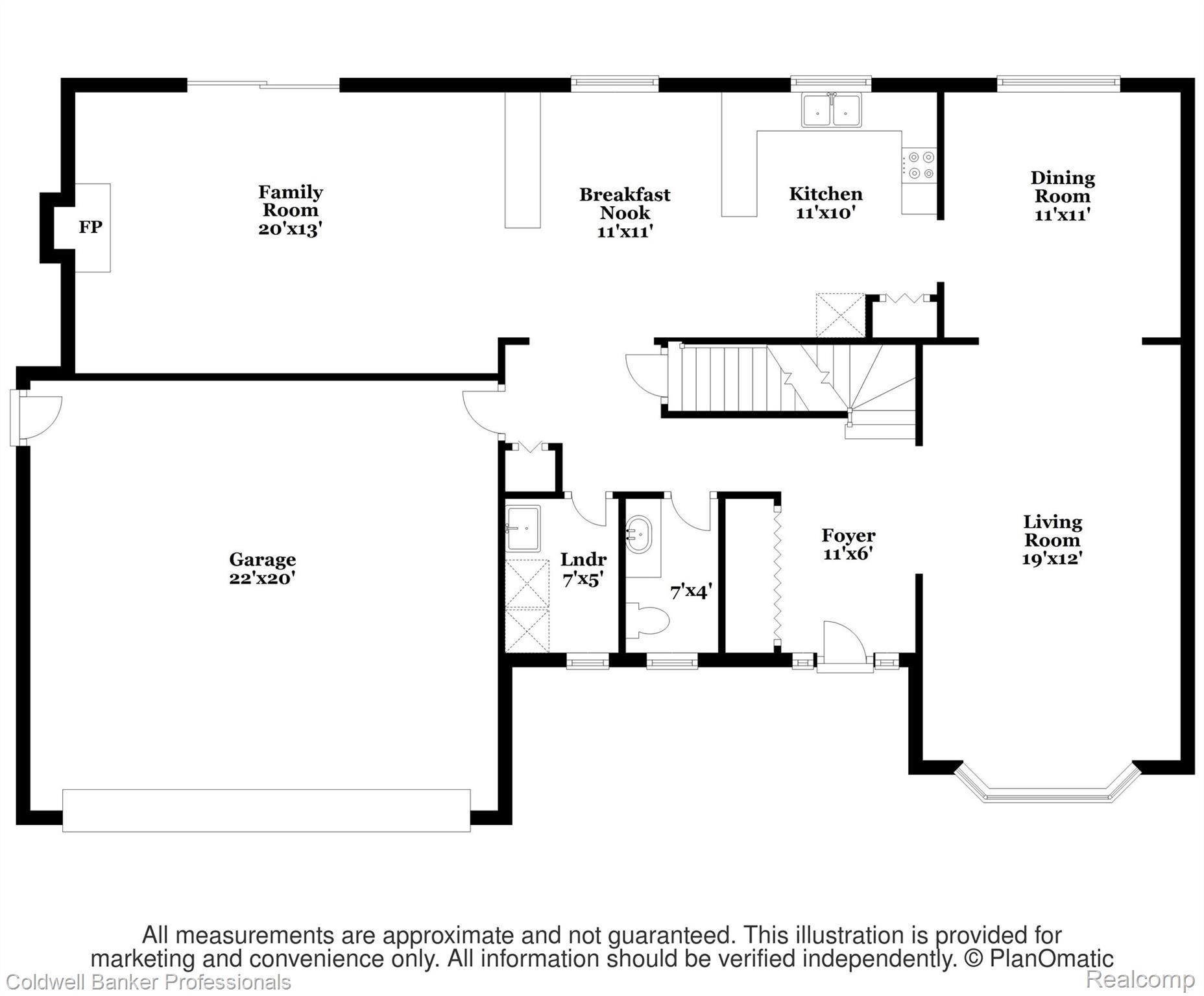 21610 Welch Road Northville, MI 48167 - Photo 29 of 31 Entry Level Floor Plan