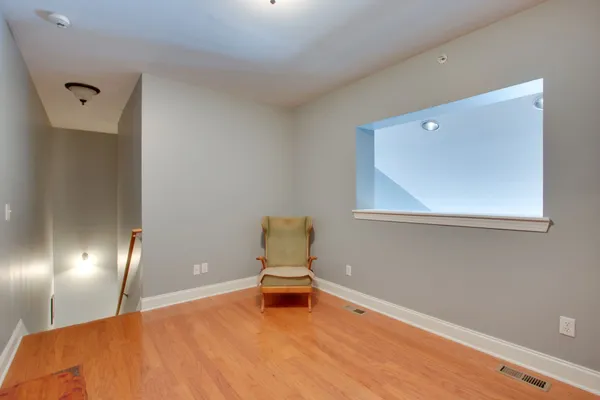 a room with a window