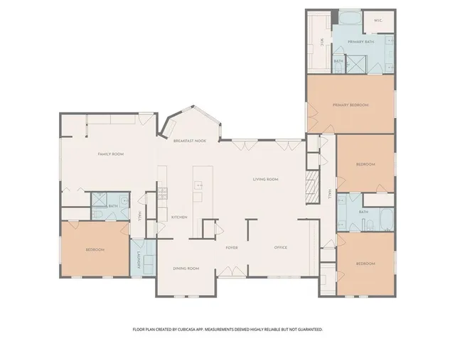 a picture of a floor plan