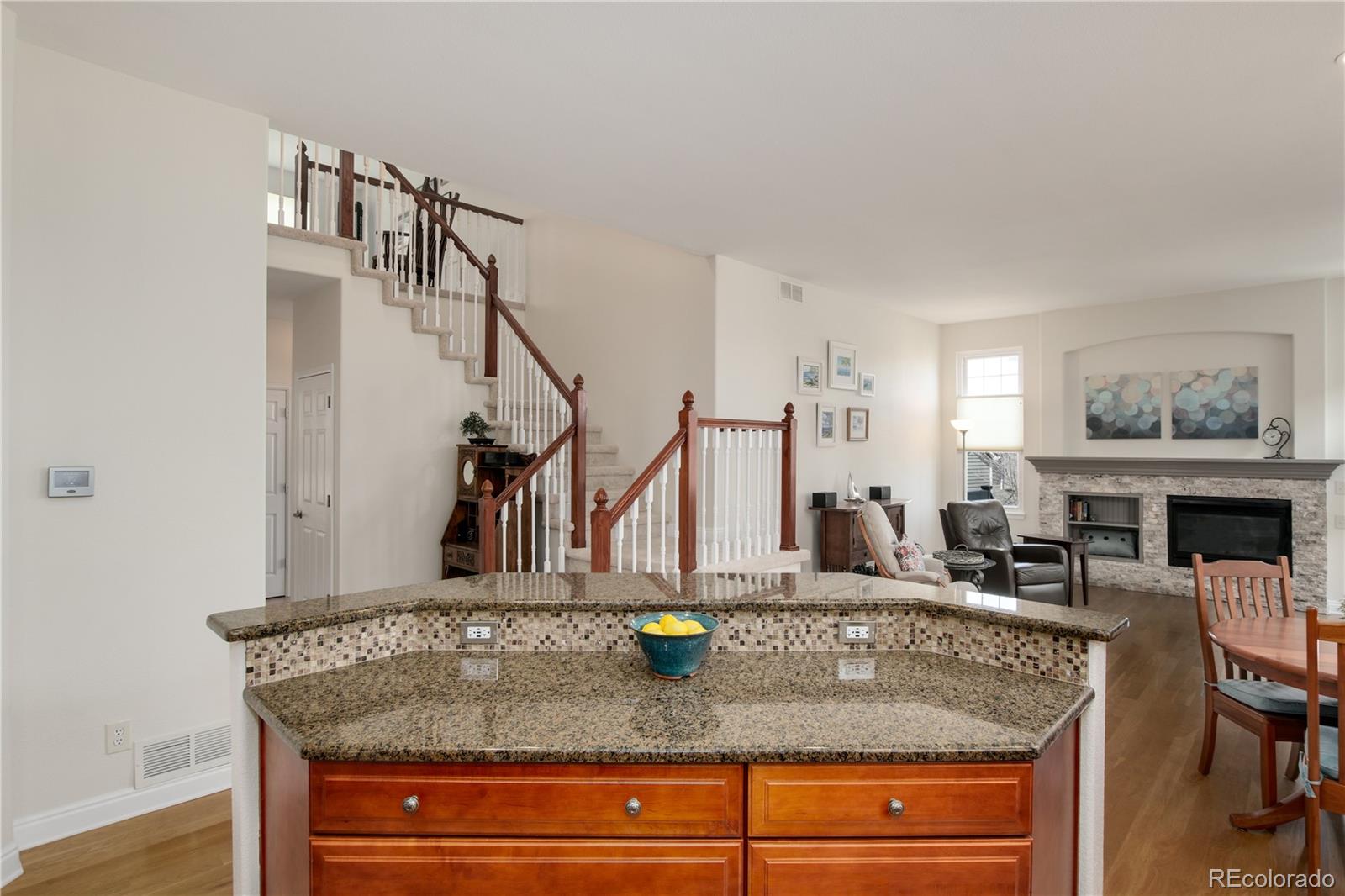 3946 Mallard Street Highlands Ranch, CO 80126 - Photo 11 of 40 a view of living room with fireplace