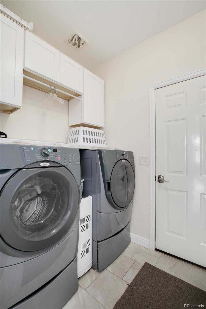 3946 Mallard Street Highlands Ranch, CO 80126 - Photo 22 of 40 a utility room with dryer and washer