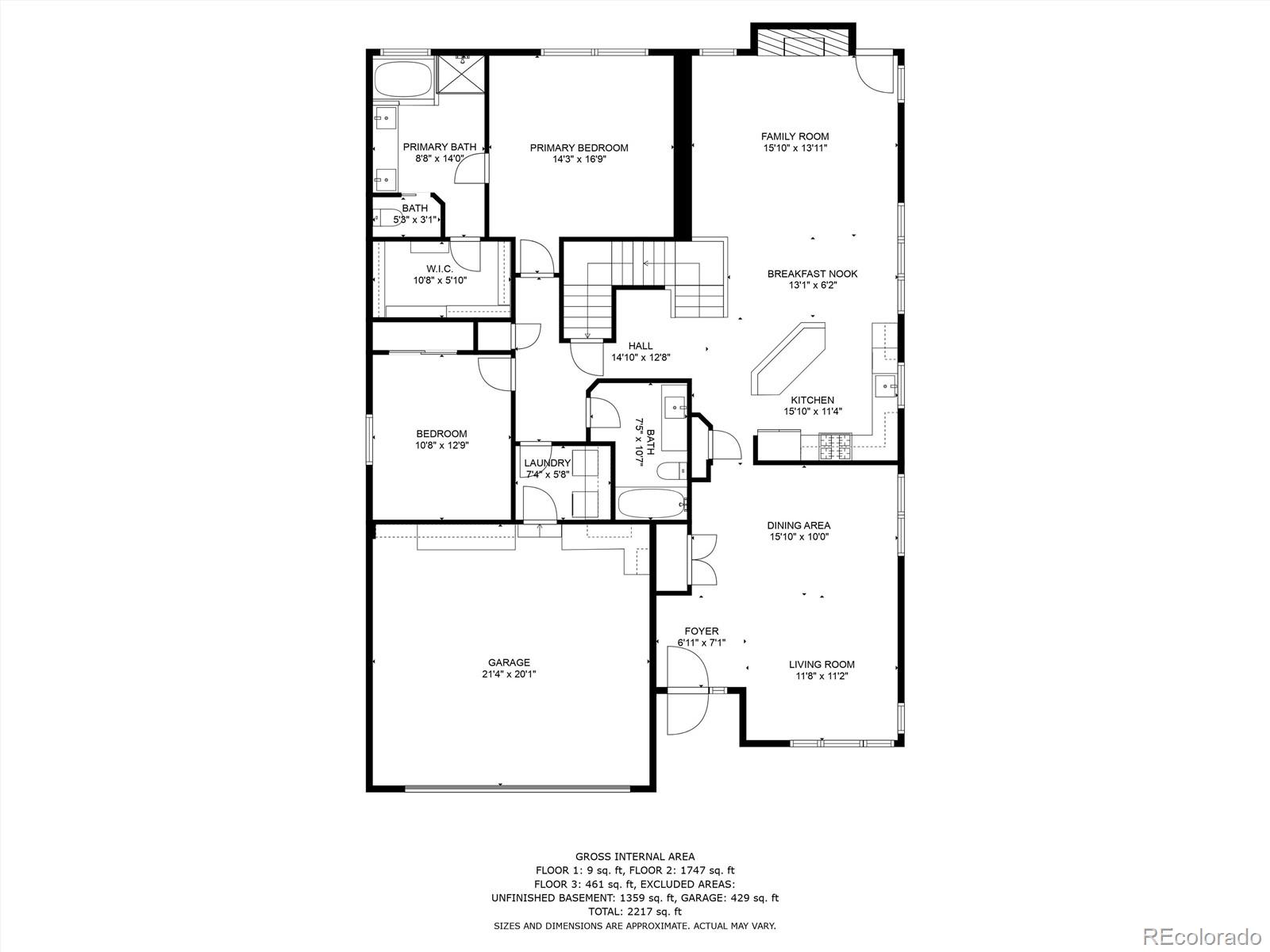 3946 Mallard Street Highlands Ranch, CO 80126 - Photo 39 of 40 a picture of a bench in front of a wall