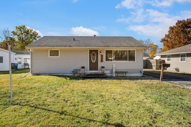 a backyard of a house