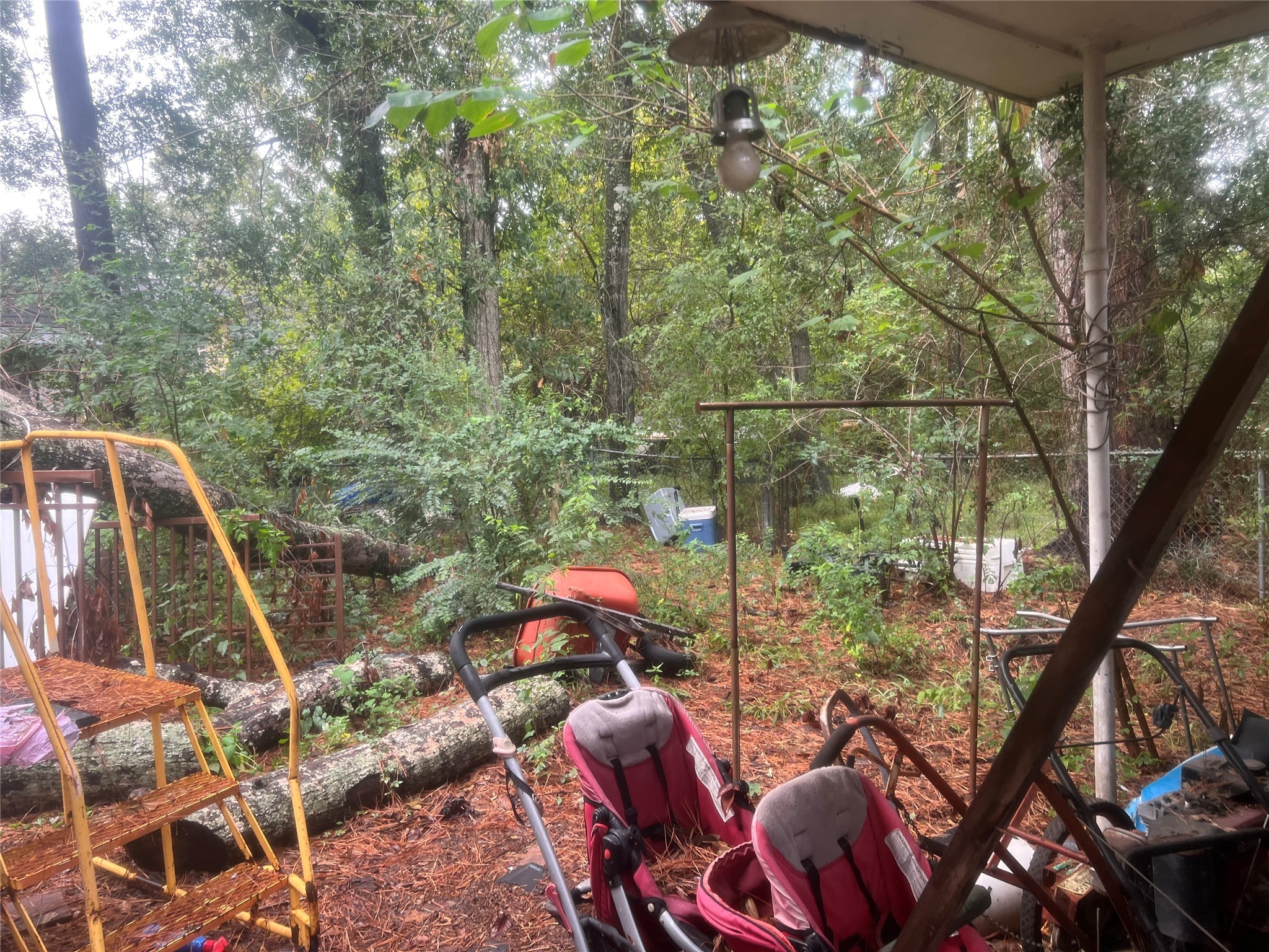 16707 Waycreek Road Houston, TX 77068 - Photo 28 of 29 a view of yard from deck with patio