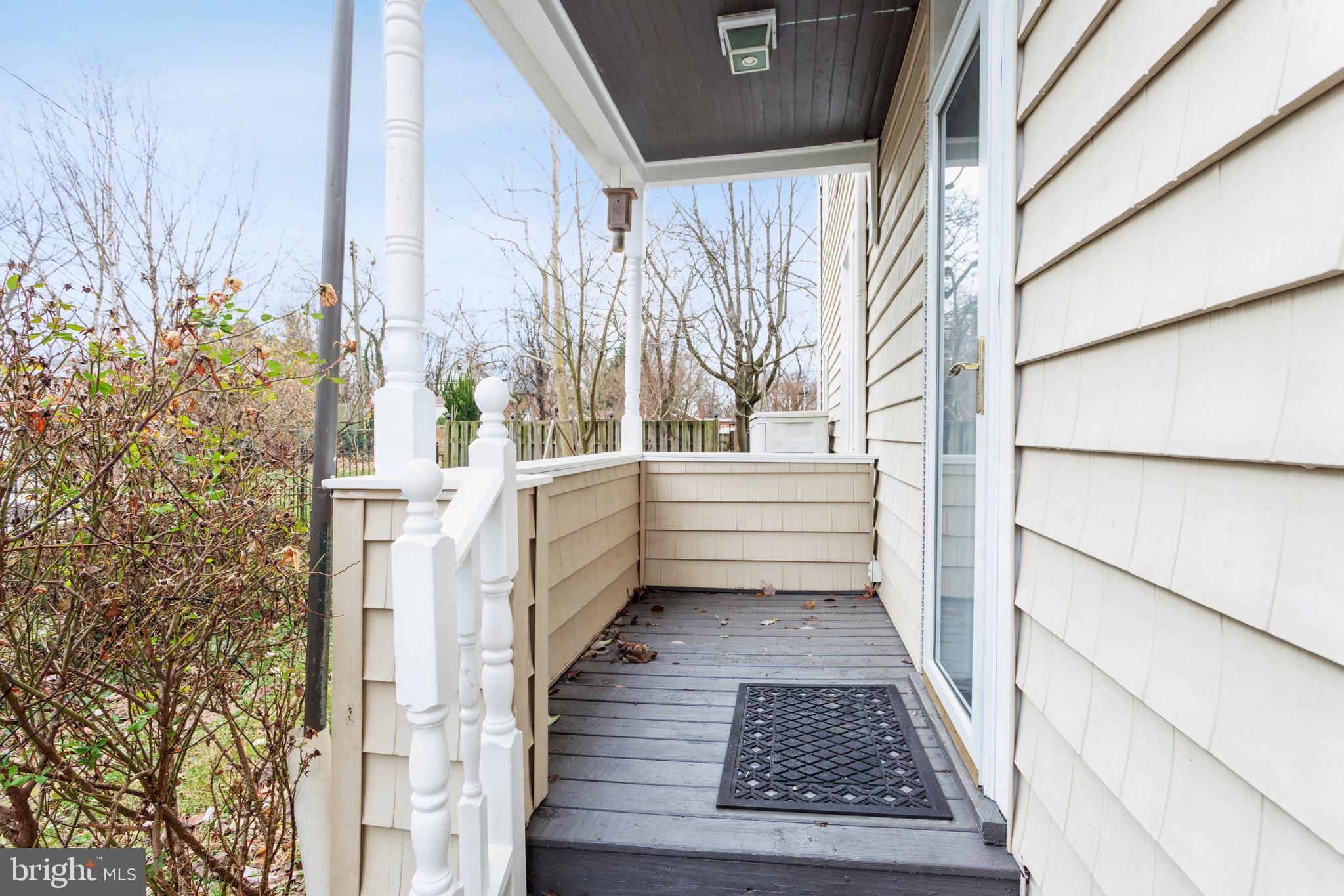 4326 Evans Chapel Road Baltimore, MD 21211 - Photo 3 of 35 Side Porch and entry door