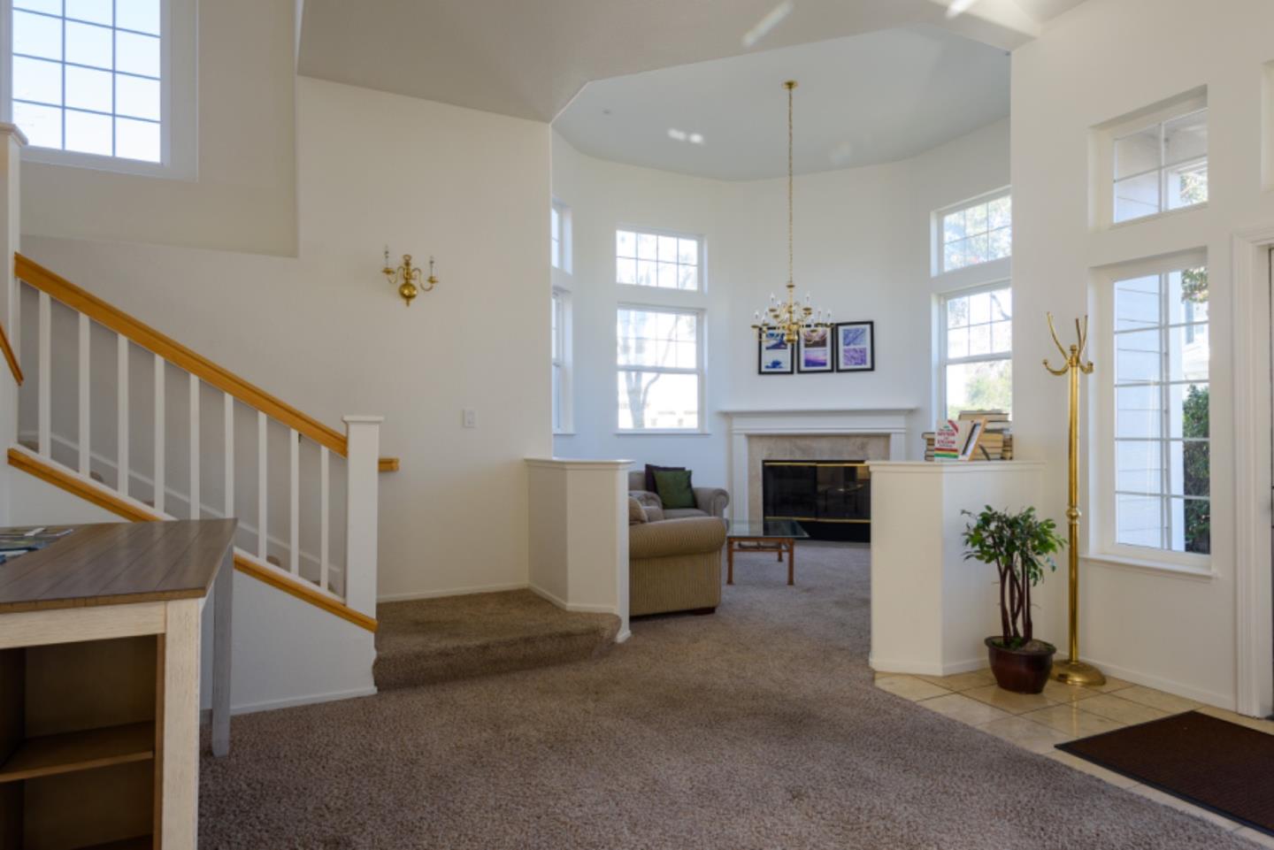129 Outlook Circle Pacifica, CA 94044 - Photo 37 of 52 a view of a livingroom with furniture and a fireplace