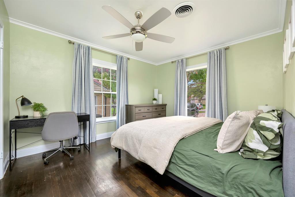 3413 Westcliff Road South Fort Worth, TX 76109 - Photo 20 of 26 a bedroom with a bed and a chair