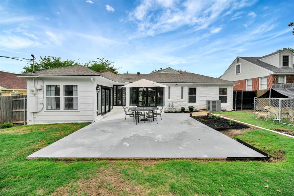 3413 Westcliff Road South Fort Worth, TX 76109 - Photo 25 of 26 front view of a house with a patio