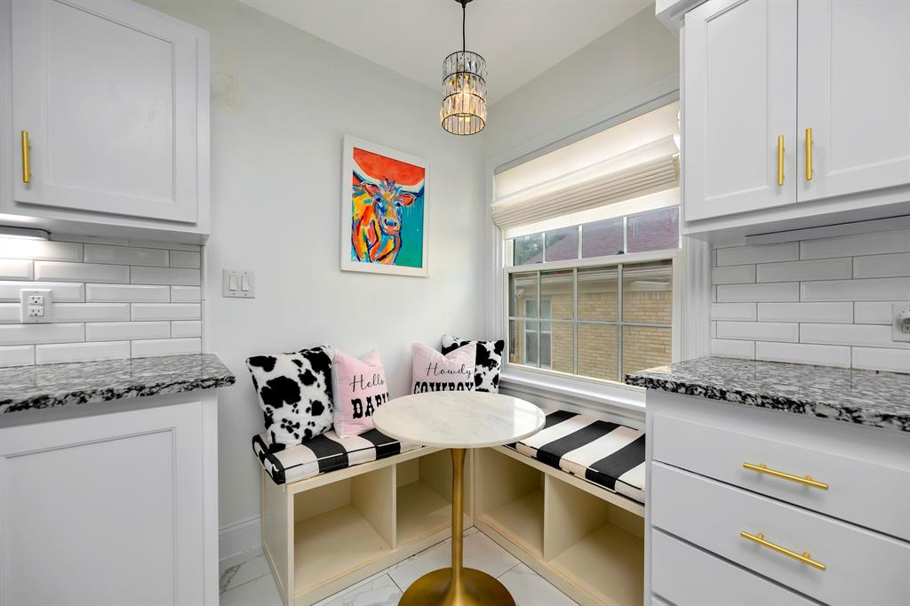 3413 Westcliff Road South Fort Worth, TX 76109 - Photo 9 of 26 a kitchen with a sink and a stove top oven
