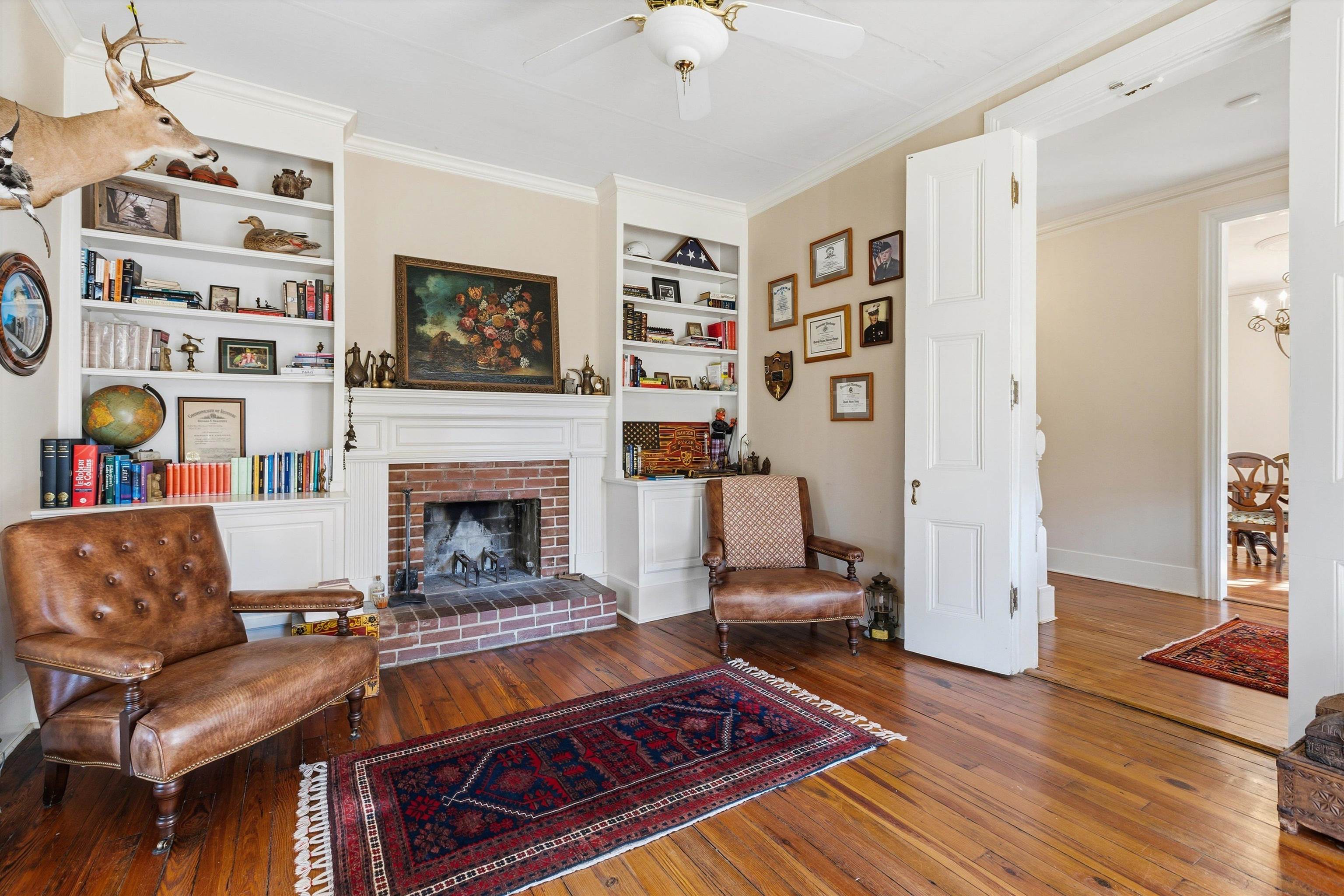 8516 Dogwood Road Germantown, TN 38139 - Photo 5 of 40 Living room w/ working fireplace