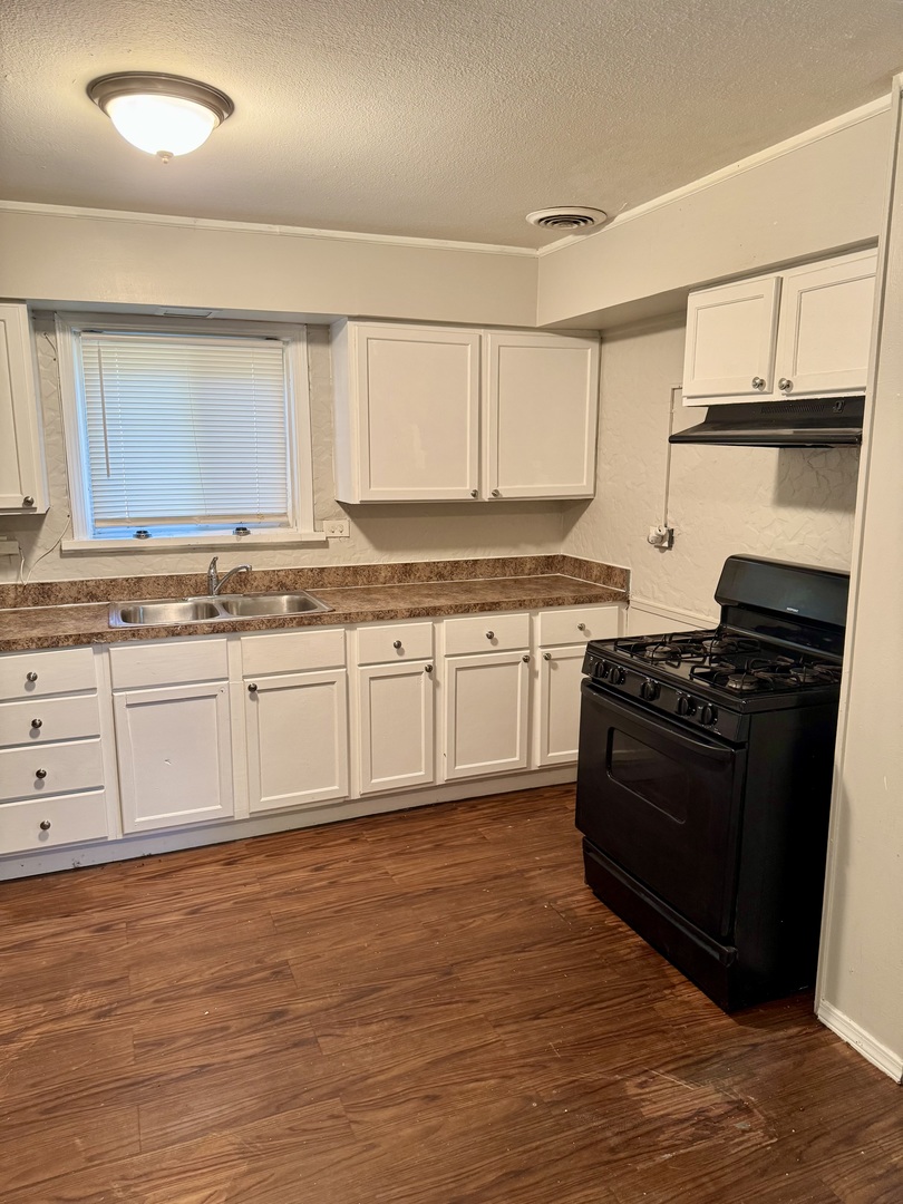 16919 Western Avenue Hazel Crest, IL 60429 - Photo 4 of 21 a kitchen with stainless steel appliances granite countertop a stove and a sink