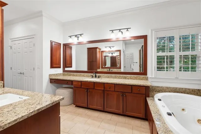 a front view of a building with street