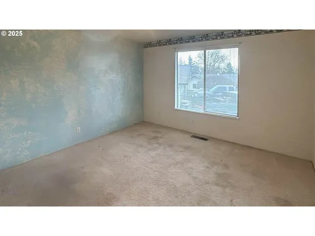 a open hall with a window