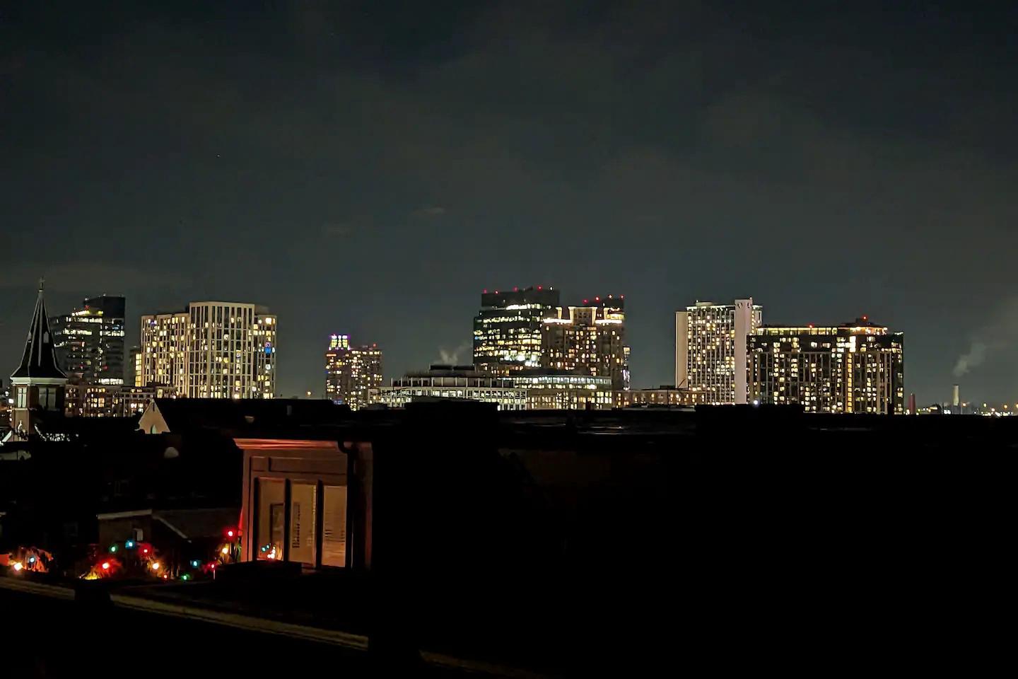 24 South Regester Street Baltimore, MD 21231 - Photo 26 of 32 Balcony 2 City Skyline View at Night