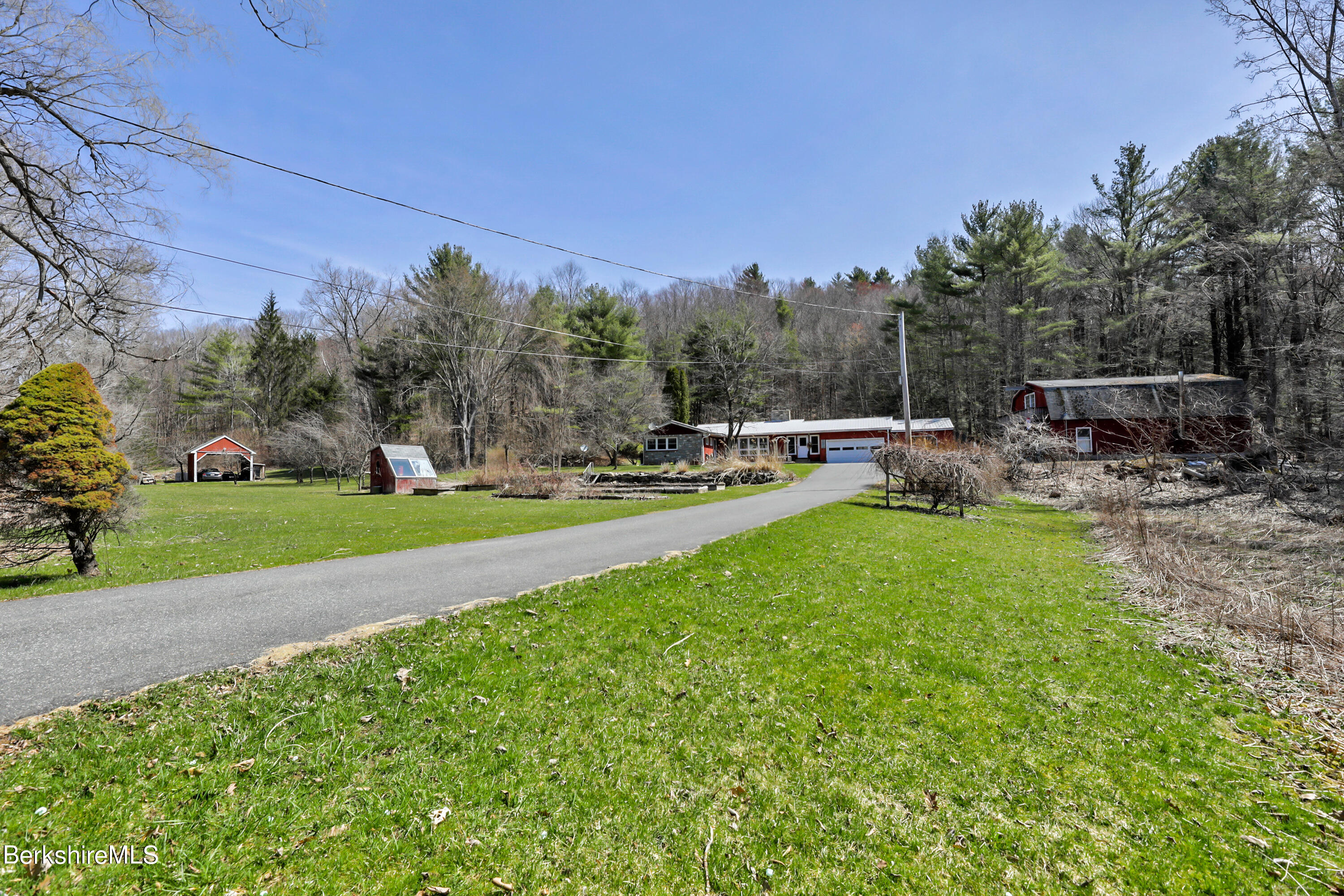 36 Lenox Road West Stockbridge, MA 01266 - Photo 2 of 30 a view of a garden with houses