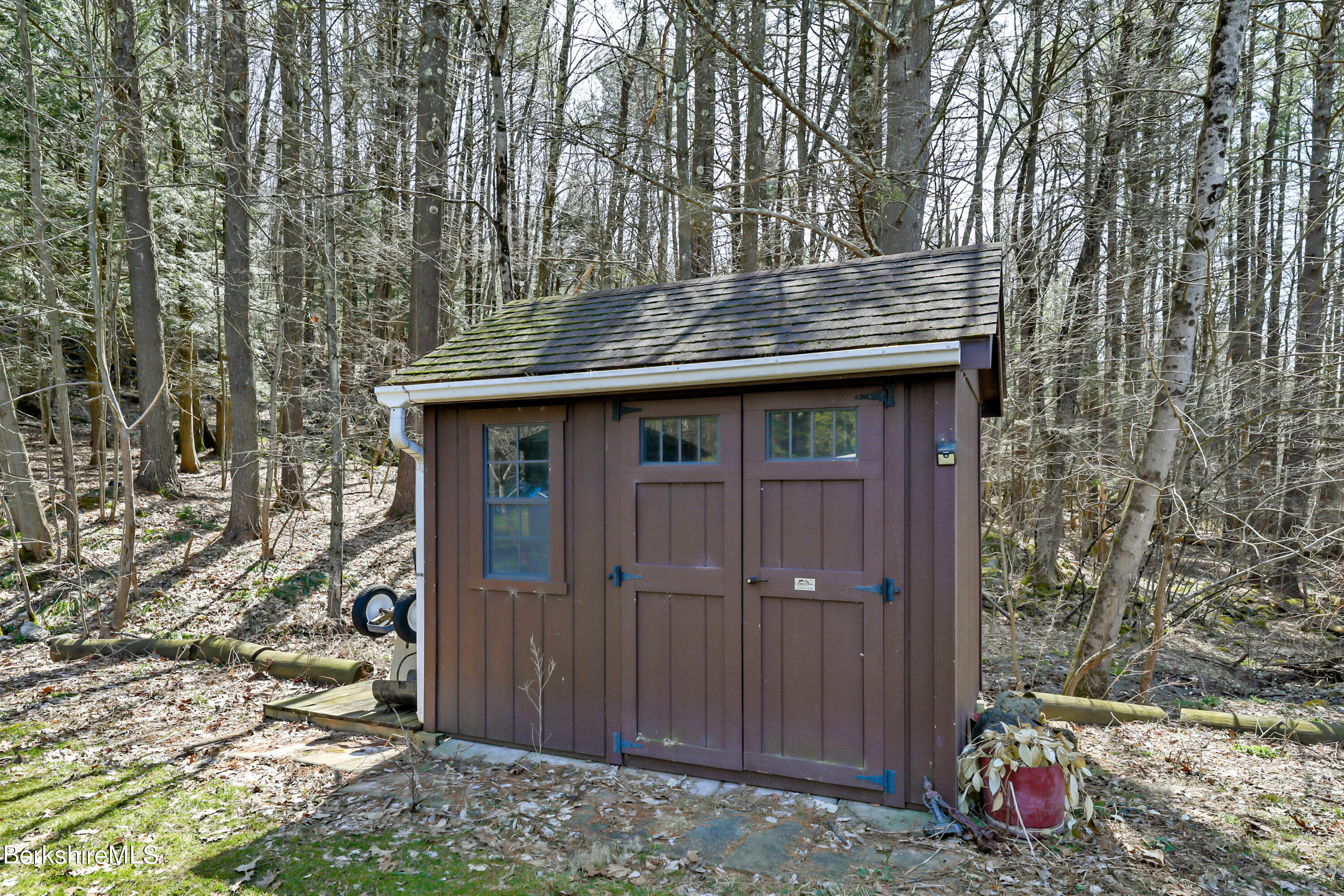 36 Lenox Road West Stockbridge, MA 01266 - Photo 27 of 30 a front view of a house with a yard