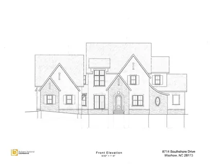 a view of a house with white walls