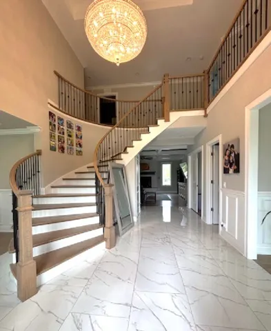 a view of entryway and hall