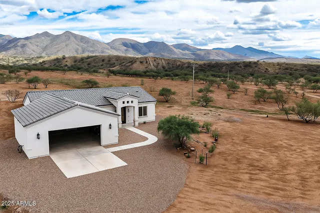a view of a lake with a mountain