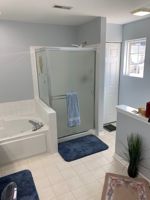 103 Bay Drive Itasca, IL 60143 - Photo 12 of 12 a bathroom with a tub a sink and a mirror
