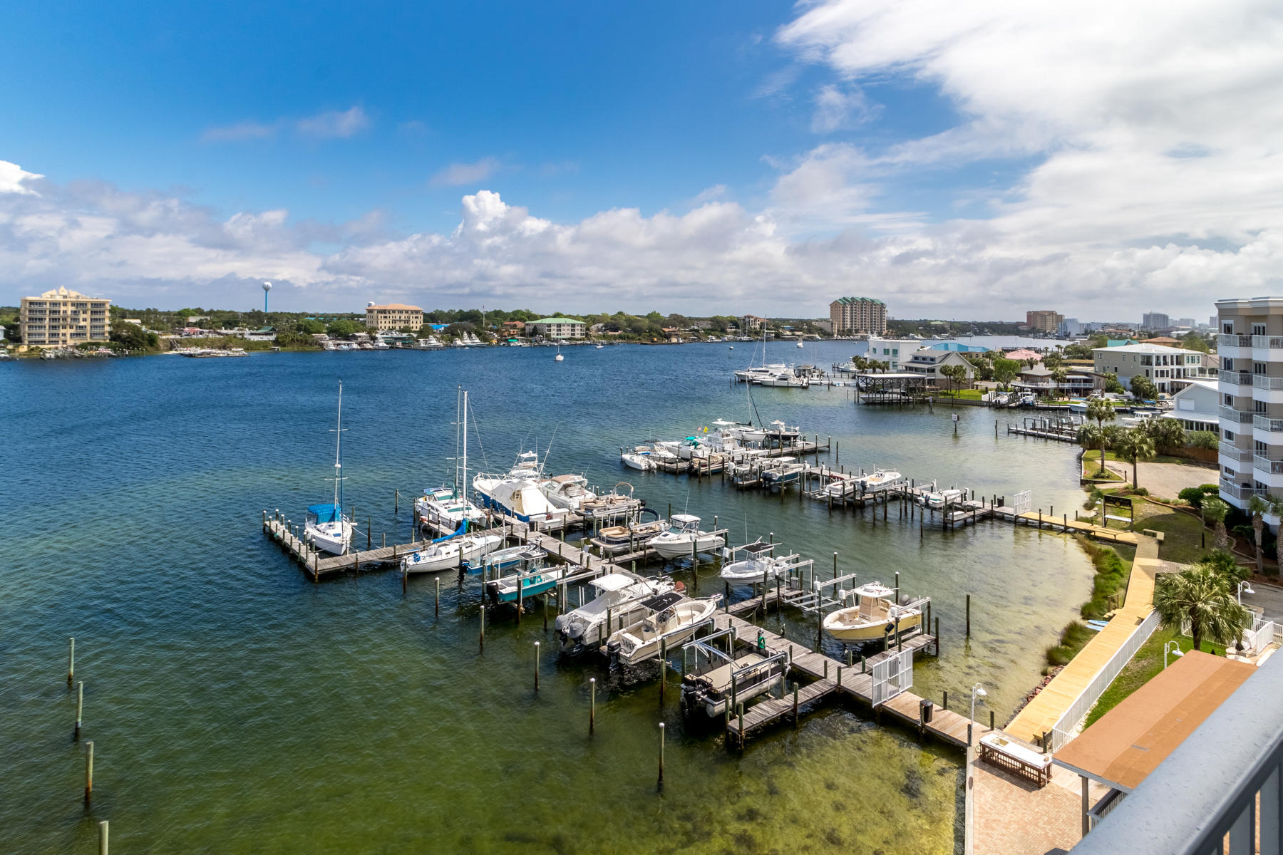 211 Durango Road, Unit 617 Destin, FL 32541 - Photo 34 of 56 an aerial view of a house with lake view