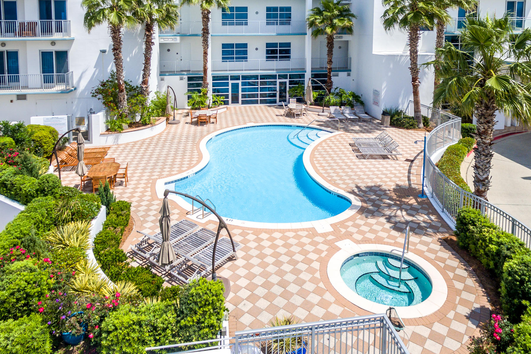 211 Durango Road, Unit 617 Destin, FL 32541 - Photo 39 of 56 a view of a swimming pool with a patio