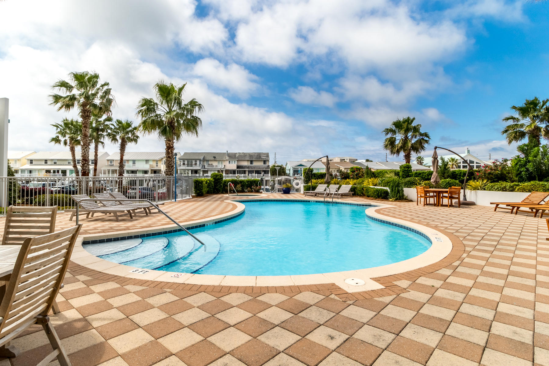 211 Durango Road, Unit 617 Destin, FL 32541 - Photo 41 of 56 a view of a swimming pool with a patio