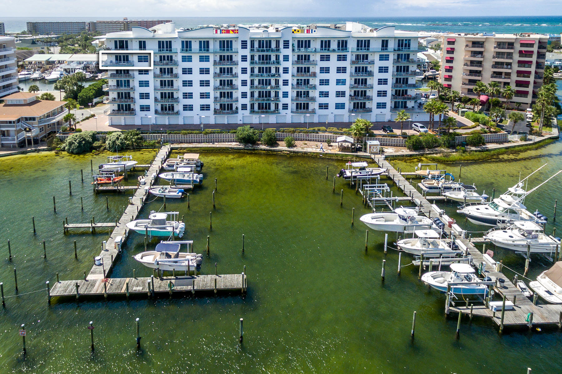 211 Durango Road, Unit 617 Destin, FL 32541 - Photo 54 of 56 Harbor Lights - Aerial