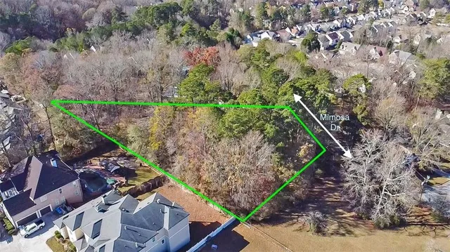 a view of a garden with plants