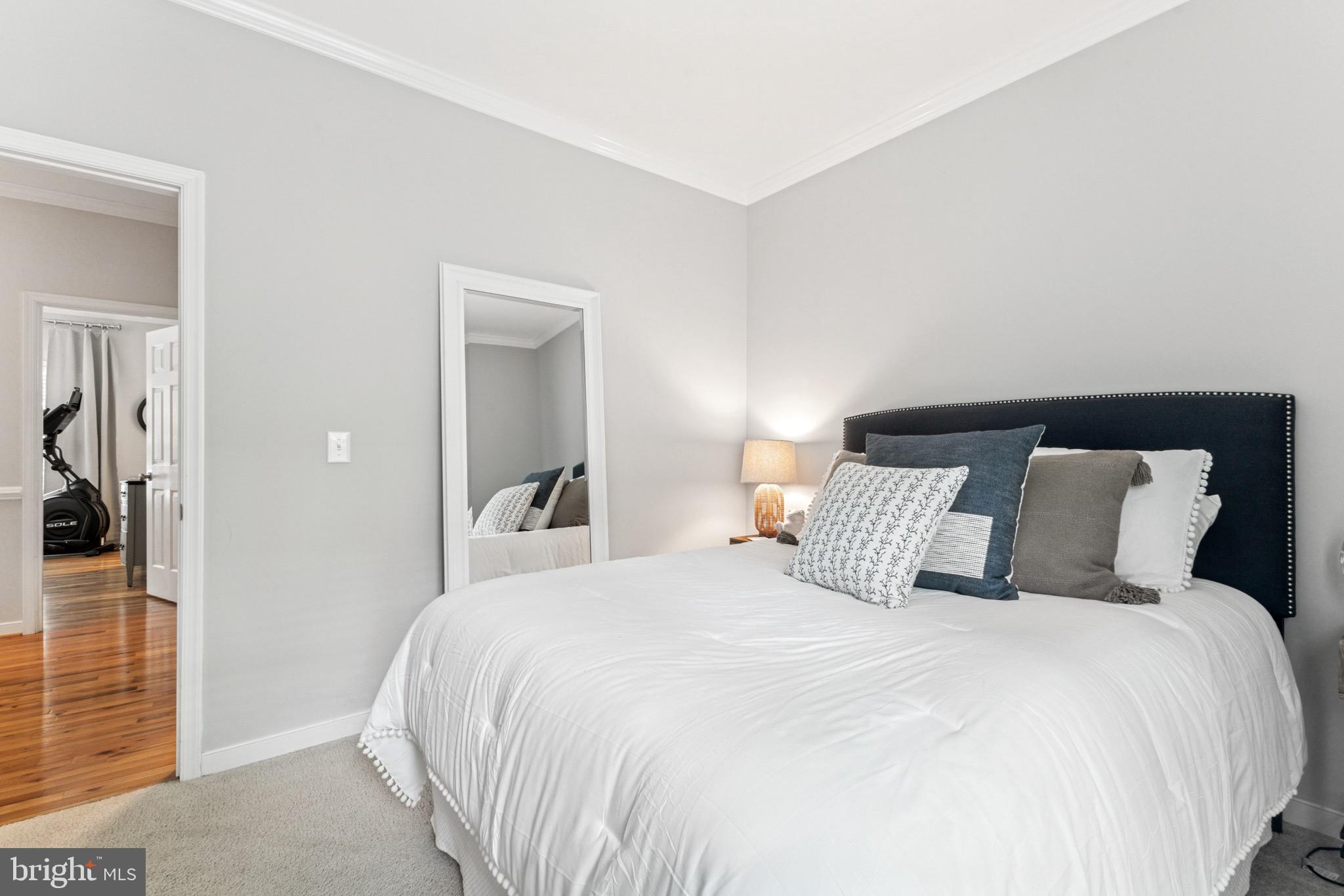 6108 Bills Road Mineral, VA 23117 - Photo 26 of 43 a bedroom with a bed and a mirror