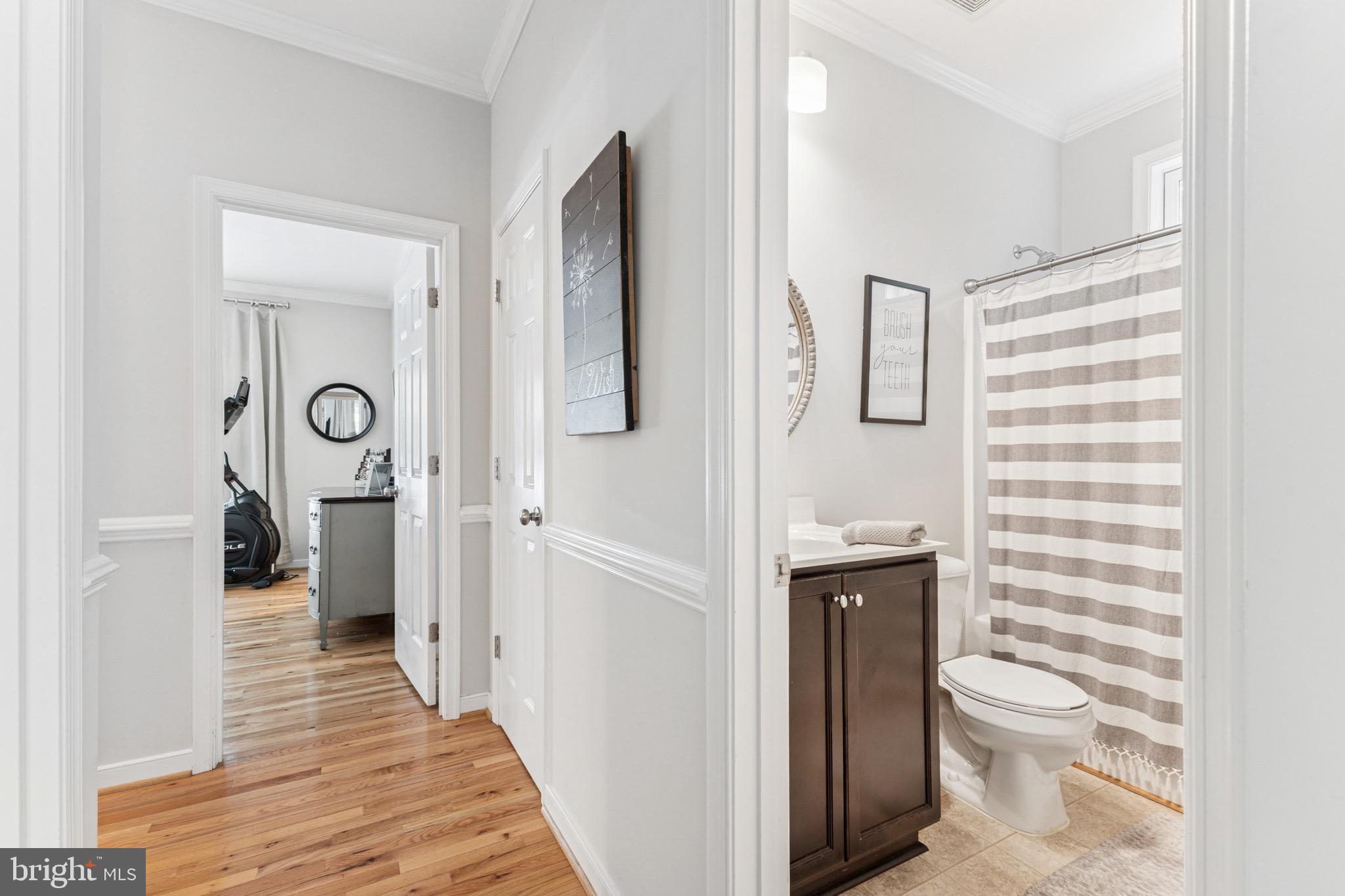 6108 Bills Road Mineral, VA 23117 - Photo 27 of 43 a bathroom with a sink a toilet and shower