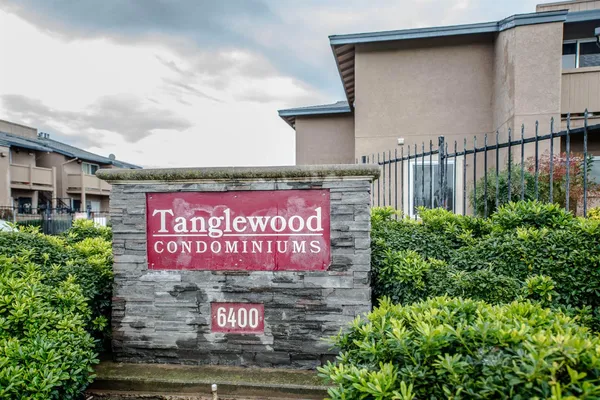 a sign on the side of a building