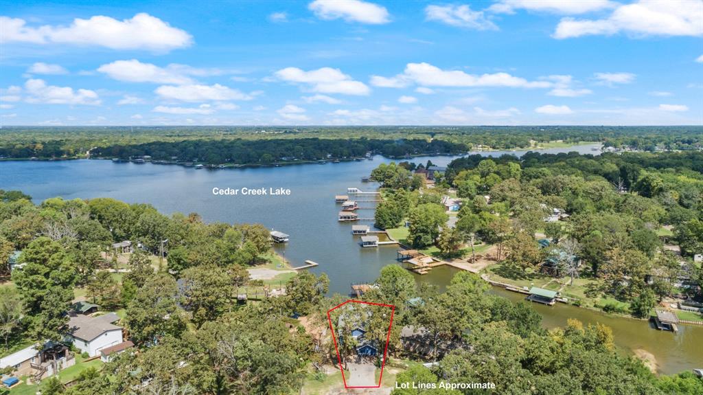151 Sun Down Trail Mabank, TX 75156 - Photo 25 of 29 a view of a lake with a city