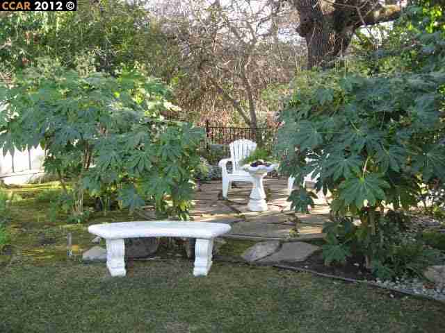 55 Gate Road Walnut Creek, CA 94598 - Photo 21 of 22 a view of a bench in a garden
