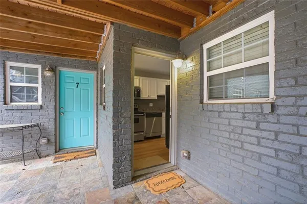a view of a house with a deck