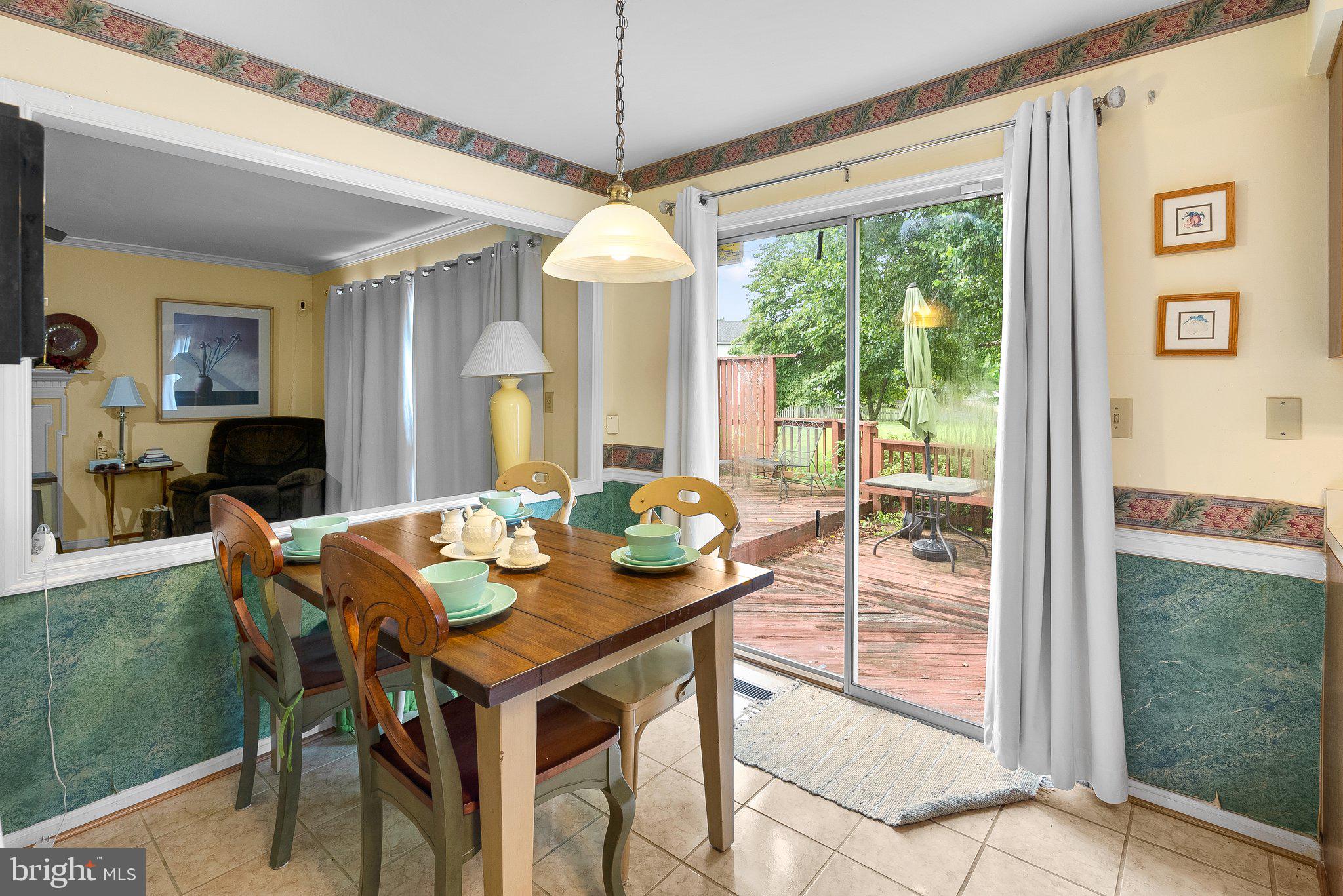 1400 Baytree Terrace Bowie, MD 20721 - Photo 12 of 39 a view of a dining room with furniture window and outside view