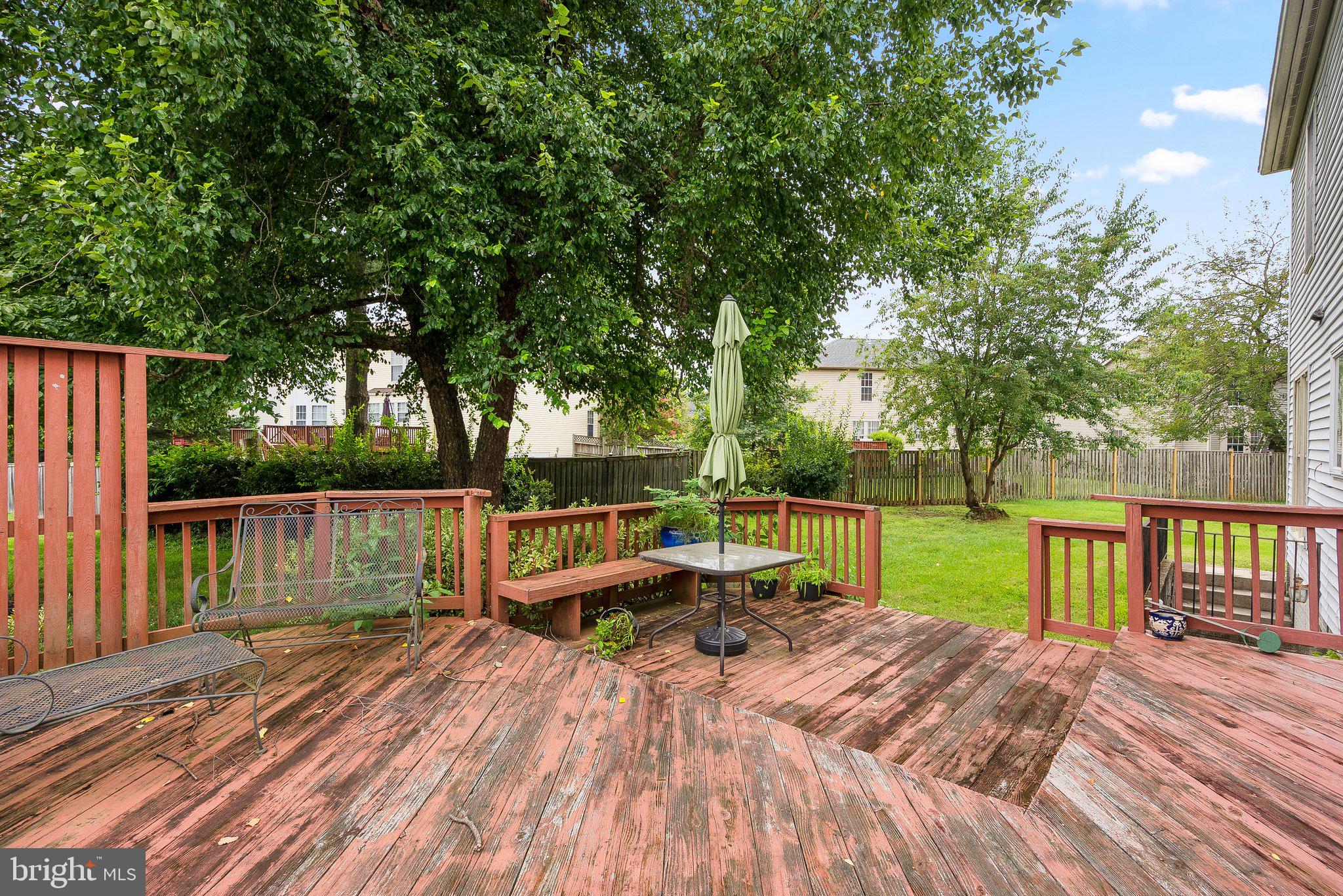 1400 Baytree Terrace Bowie, MD 20721 - Photo 13 of 39 a view of deck with chairs and wooden fence