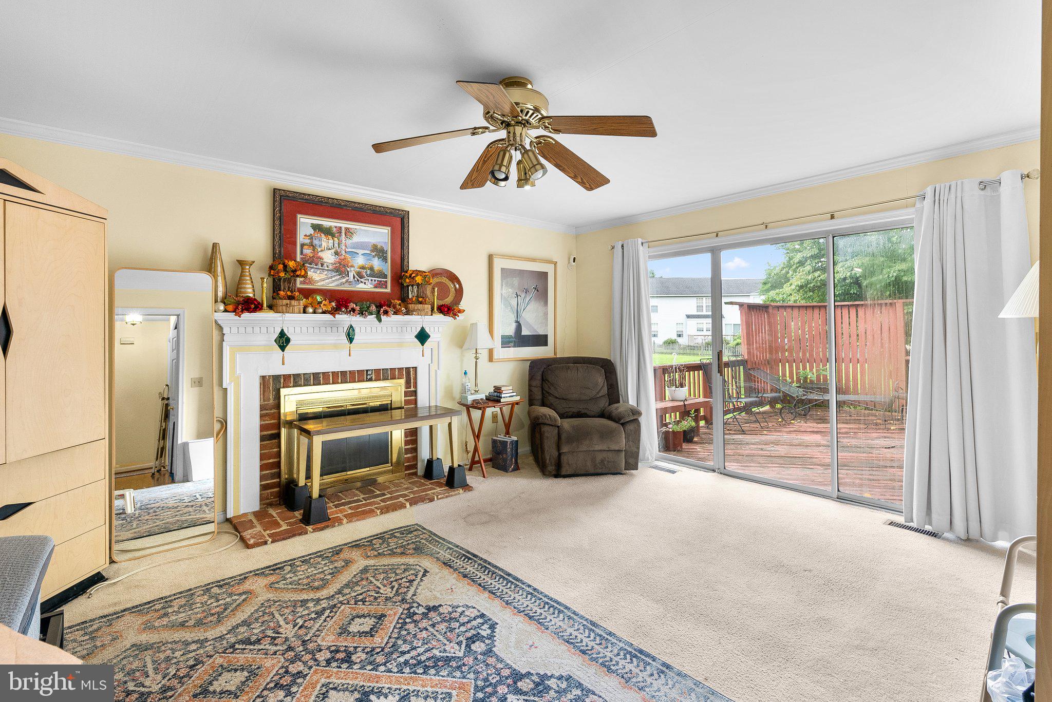 1400 Baytree Terrace Bowie, MD 20721 - Photo 14 of 39 a bedroom with furniture and a fireplace