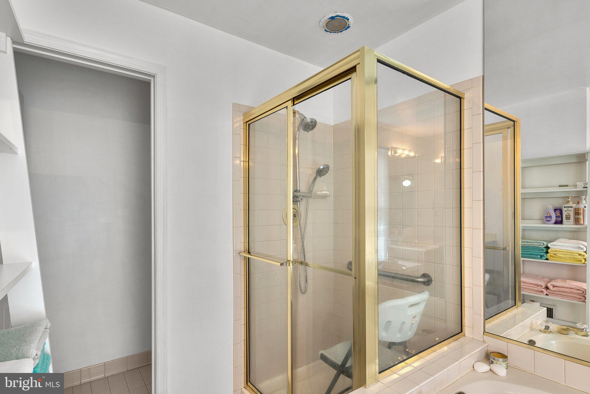 1400 Baytree Terrace Bowie, MD 20721 - Photo 28 of 39 a bathroom with a glass shower door