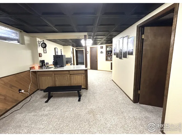 a room with storage and utility