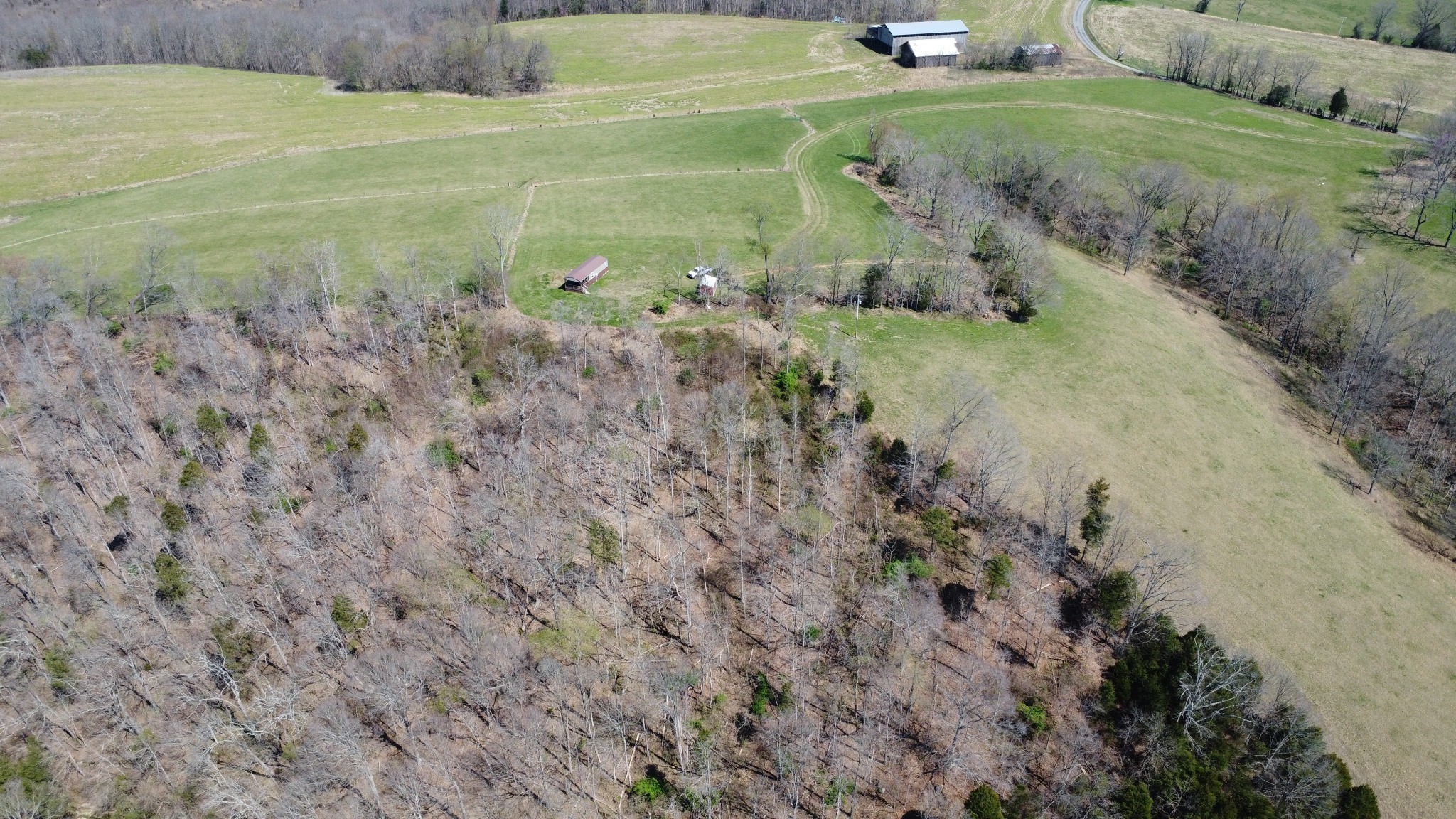 2271 East Stinson Road Lafayette, TN 37083 - Photo 36 of 50 a view of a yard with an outdoor space