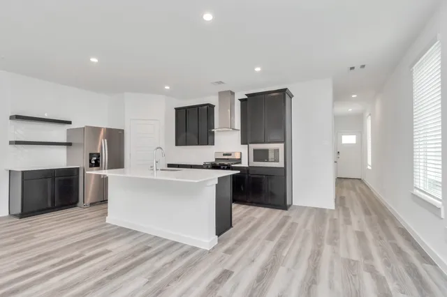 a view of an empty room