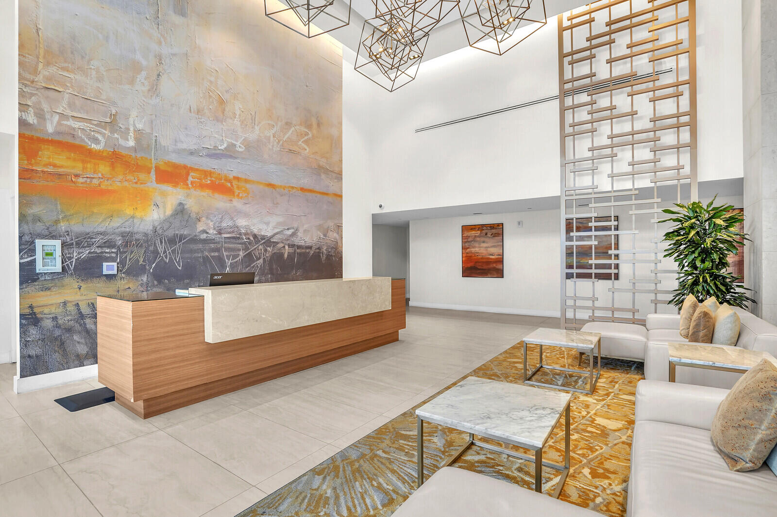 3100 North Ocean Drive, Unit 1202P Singer Island, FL 33404 - Photo 3 of 17 a bedroom with furniture and a large window