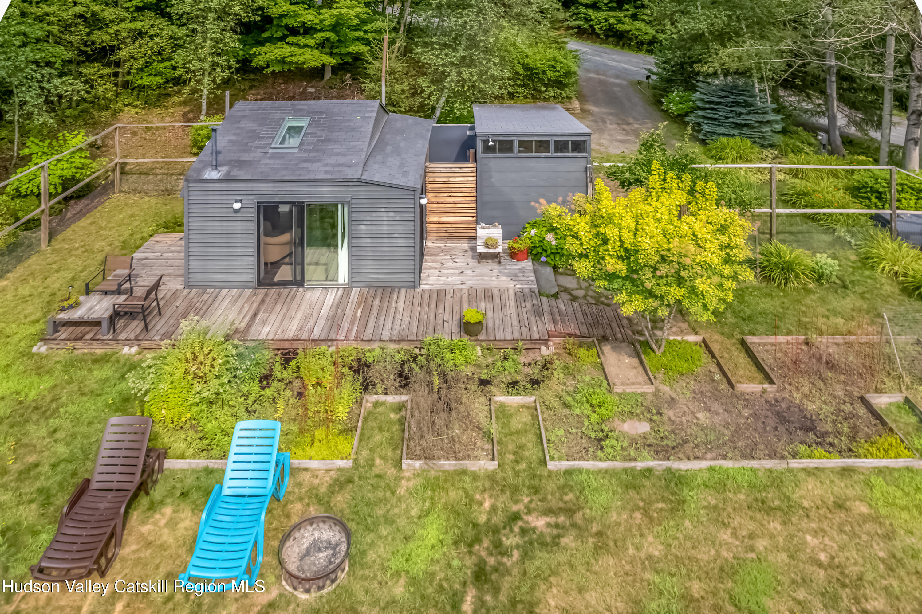 166 Todd Hill Road, Unit 166 West Kill, NY 12492 - Photo 30 of 42 a view of front a house with a yard