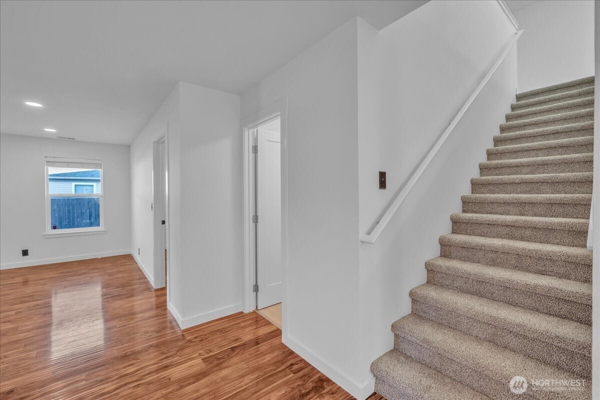 414 Easy Street Rainier, WA 98576 - Photo 15 of 38 a view of entryway with wooden floor