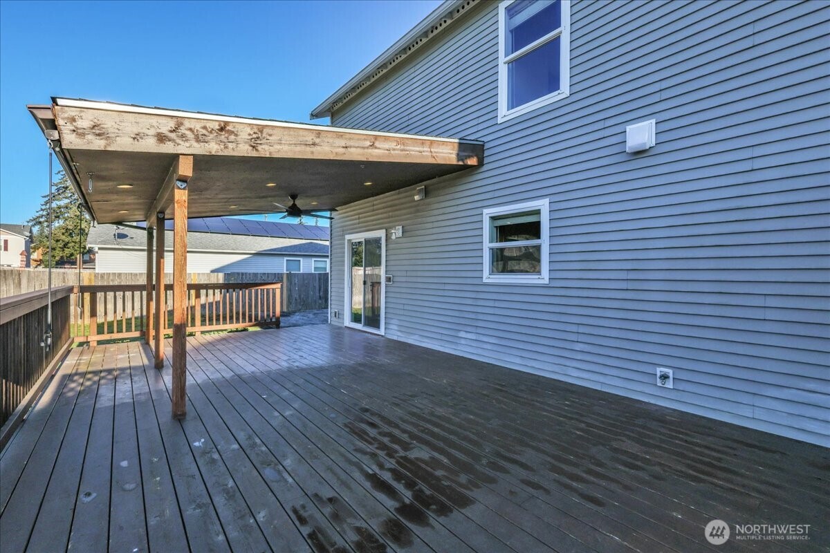 414 Easy Street Rainier, WA 98576 - Photo 34 of 38 a view of outdoor space with deck and hardwood
