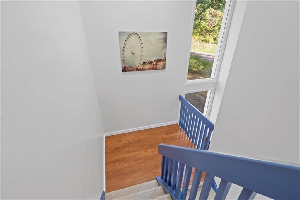 2239 Old Washington Road Pittsburgh, PA 15241 - Photo 22 of 37 a view of a hallway with wooden floor
